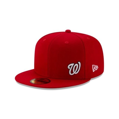 Washington Nationals Gorra | New Era MLB Flawless 59fifty Fitted Cap Mexico - Rojos